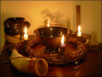A Heathen altar – Photo: Wikipedia