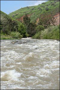 The River Jordan in better times – Photo: Wikipedia