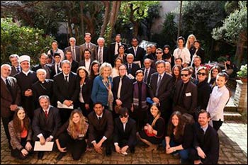 Speakers and participants at the Symposium on Cultural Diplomacy and Religion in Rome – Photo: Facebook