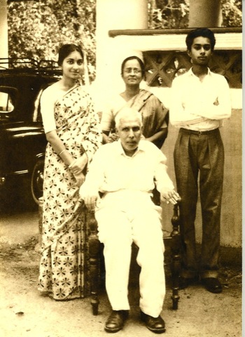 Joseph Prahbu with his sister and parents in Calcutta – Photo: Courtesy of Joseph Prabhu