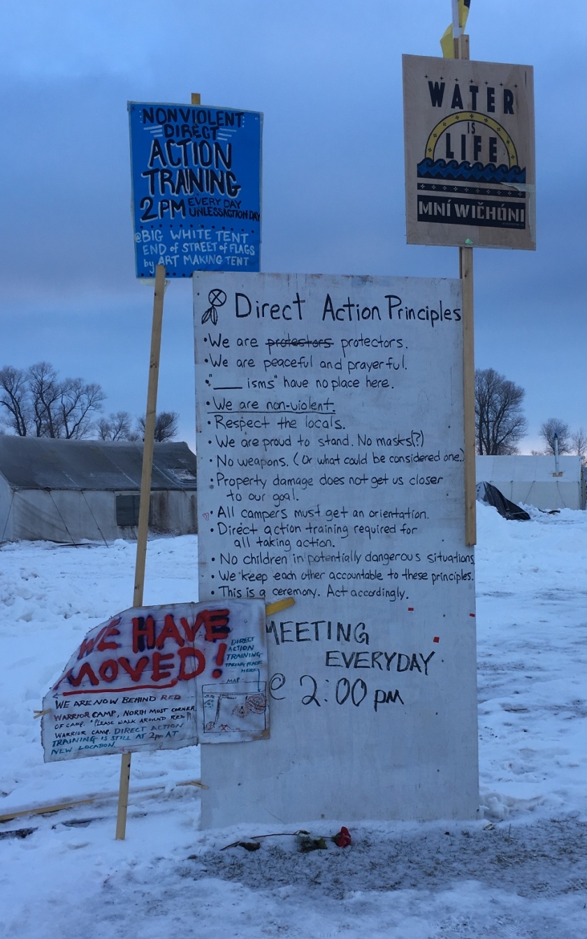 Direct Action community rules – Photo: FH