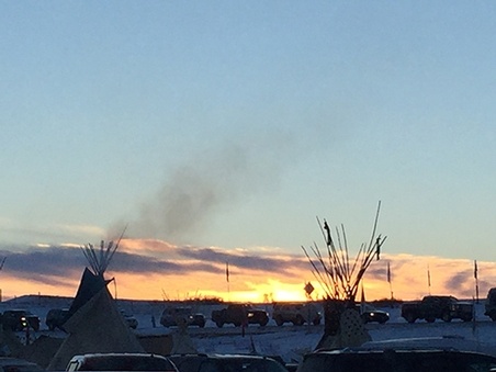 Sunrise at Standing Rock – Photo: FH