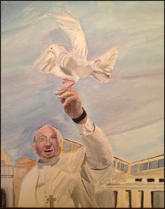 “And with your Spirit” by Clare Tabera – From Religion News Service’s Pope Francis art competition