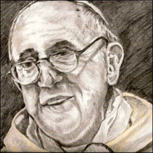 This pencil drawing of Pope Francis was drawn by Kathryn Kirk of Chamblee, Georgia, who submitted it to Religion News Service’s artistic competition focused on the new pope.