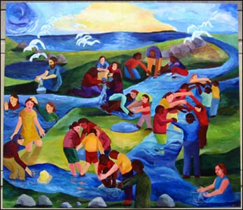 The Interfaith Mural – Katherine Chilcote and Friends, Cleveland Murals