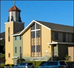 St. John’s UCC in San Francisco, where community prayer accompanies worship each week.
