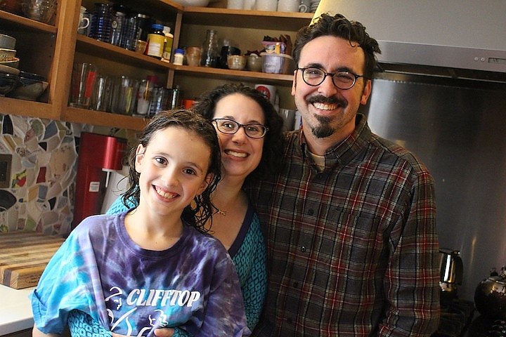 Brian, Steph, and Leo Slattery – Photo: Lucy Gellman