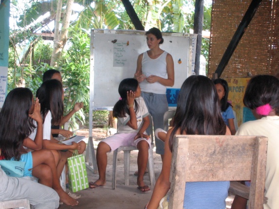 In a Filipino classroom – Courtesy of Frederica Helmiere