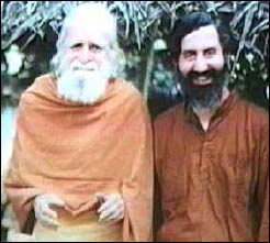 Brother Wayne Teasdale (r.), with Father Bede Griffiths
