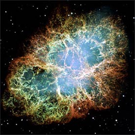 The Crab Nebula has a diameter of 11 light years and is located 6,500 light years from Earth. Photo: NASA/ESA Hubble