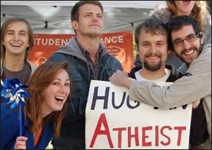 Members of the Illini Secular Student Alliance celebrating at the University of Illinois at Urbana-Champaign having a good time. Read the story . Photo: Religion Dispatches