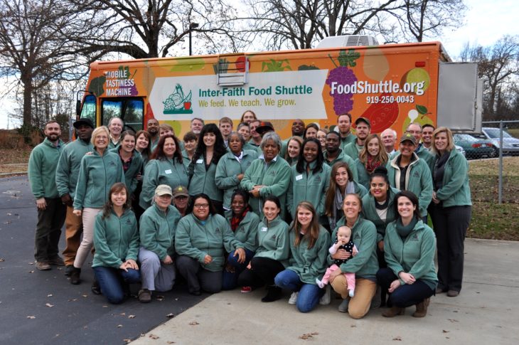 The Inter-Faith Food Shuttle team – Photo: Inter-Faith Food Shuttle