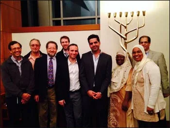 A group gathers during the Community and Religious Leaders Conference of Middle Tennessee, a project of the Our Muslim Neighbor Initiative.