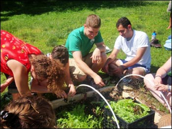 The Summer Institute is as much about food and farming as about interfaith dialogue.