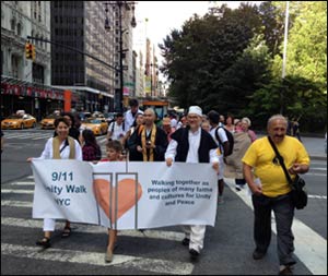 Religious leaders lead this year’s 9/11 Unity Walk NYC