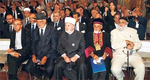 Jewish and Muslim leaders meet in Paris. Photo: Reuters