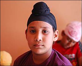 A Sikh boy wearing a ‘patka.’ – Photo: Wikipedia