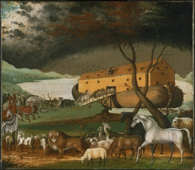“Noah’s Ark” (1846) by Edward Hicks – Photo: Wikimedia