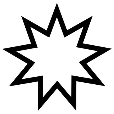 The symbol of the Bahá’í faith