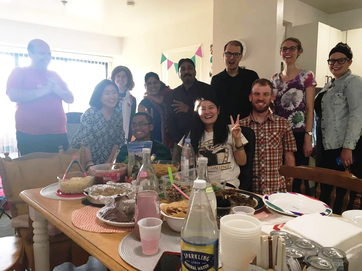 Community potluck at CST – Photo: Bomi Kim