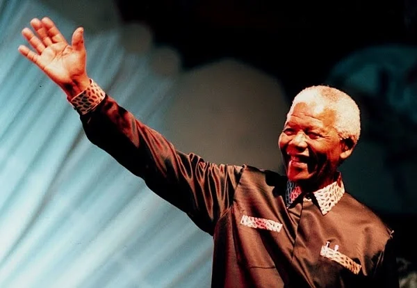 Nelson Mandela at the 1999 Parliament of the World’s Religions in Cape Town – Photo: Dharma Forest Community