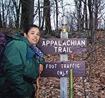 Audri walking the Appalachian Trail for peace – Photo: ASW