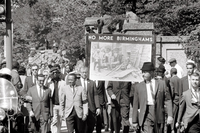 A march in memory of the 16th Street Baptist Church bombing victims on September 22, 1963 – Photo: Wikimedia, Thomas O’Halloran