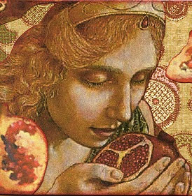 Persephone eating pomegranates – Photo: Greek-Gods.info