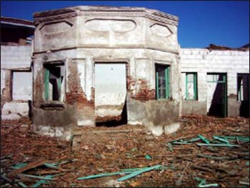 This holy Baha’i site in Babol, Iran, was destroyed in 2004.
