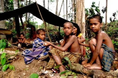 Orang Rimba children in Indonesia – Photo: Suku Anak Dalam, goriau.com