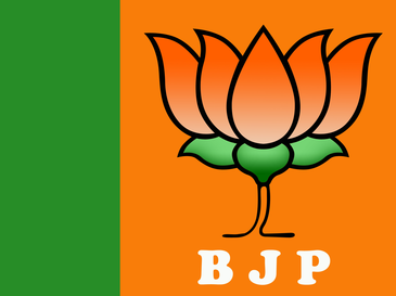 Flag of the Bharatiya Janata Party – Photo: Wikipedia