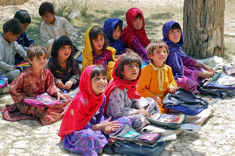 Muslim students in Paktia Province, Pakistan – Photo: Wikipedia