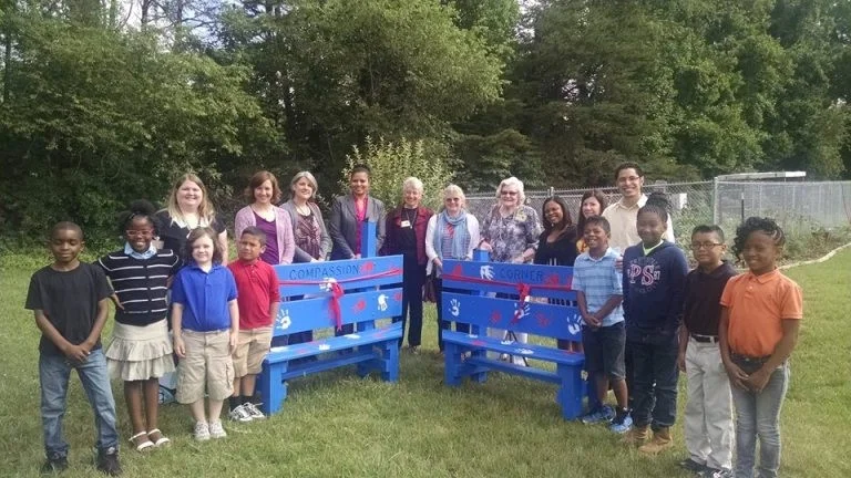 Compassion Corner installed at Petree Elementary School, Winston-Salem, NC in 2015 – Photo: Petree Elementary School
