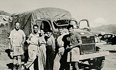 Crew chiefs on the Burma Road