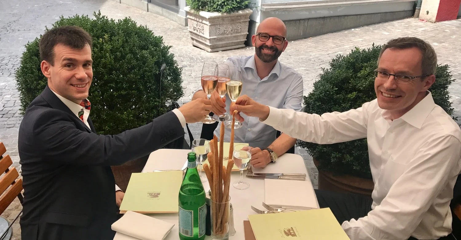 Foundation of it-economics Switzerland AG Image (from left to right): Matthias Maag, Managing Director It-Economics Switzerland; Torsten Klein, CEO, It-Economics; Martin Rosenkranz, Managing director, It-Economics Switzerland