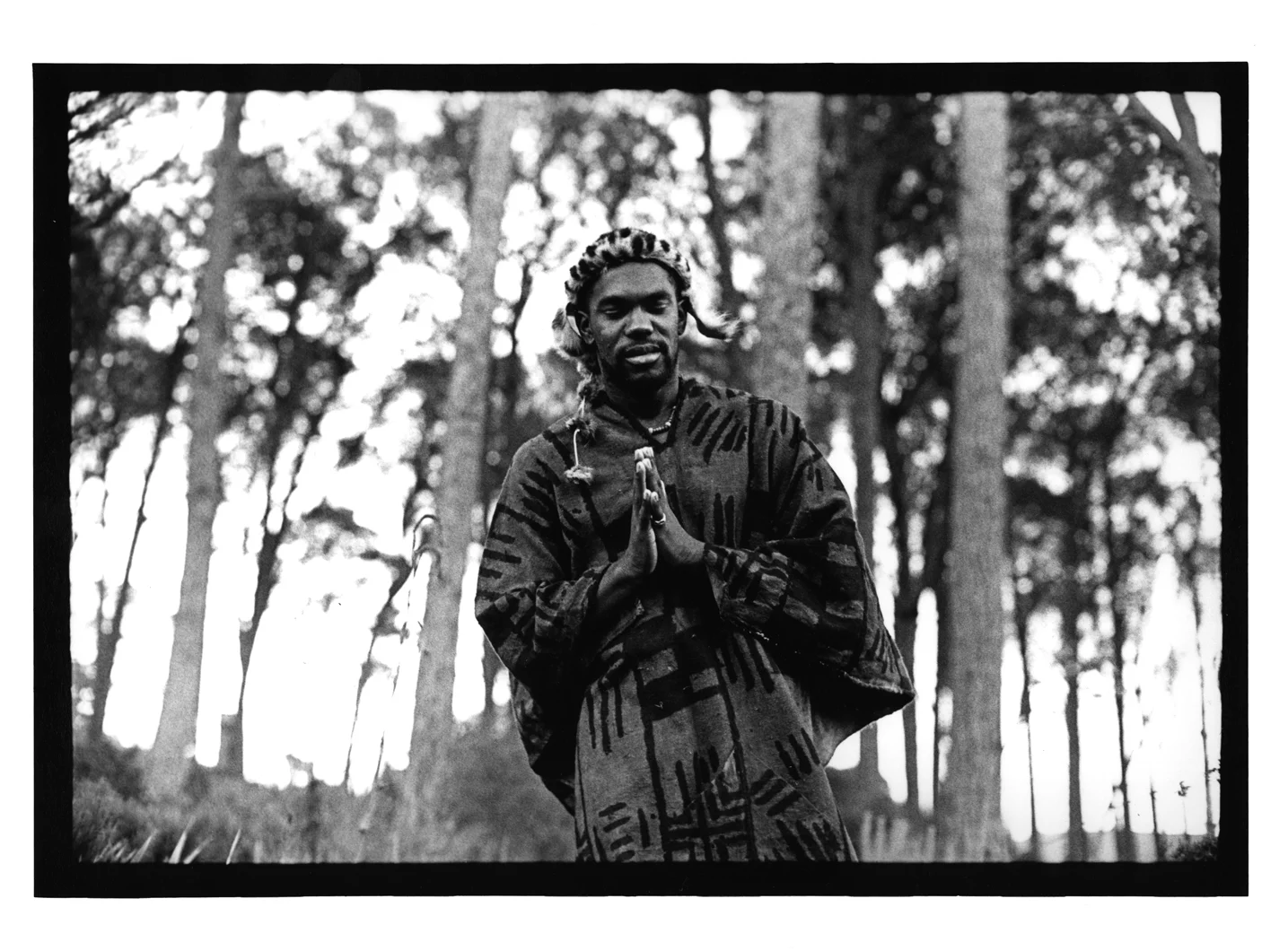 Byron Wallen in traditional outfit - no wonder everybody addressed him in Zulu !