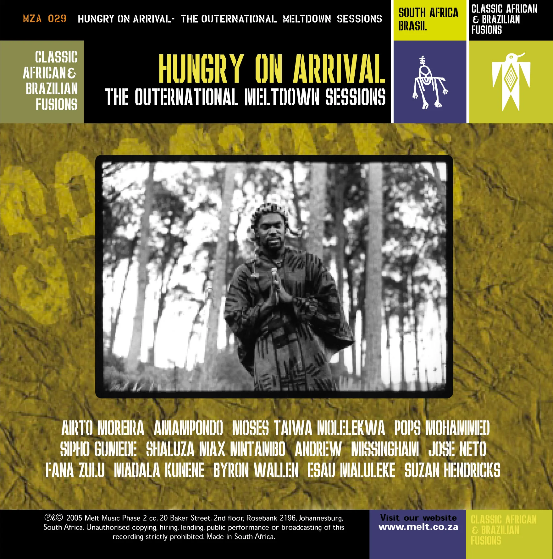 THE OUTERNATIONAL MELTDOWN SESSIONS - HUNGRY ON ARRIVAL (MZA029)