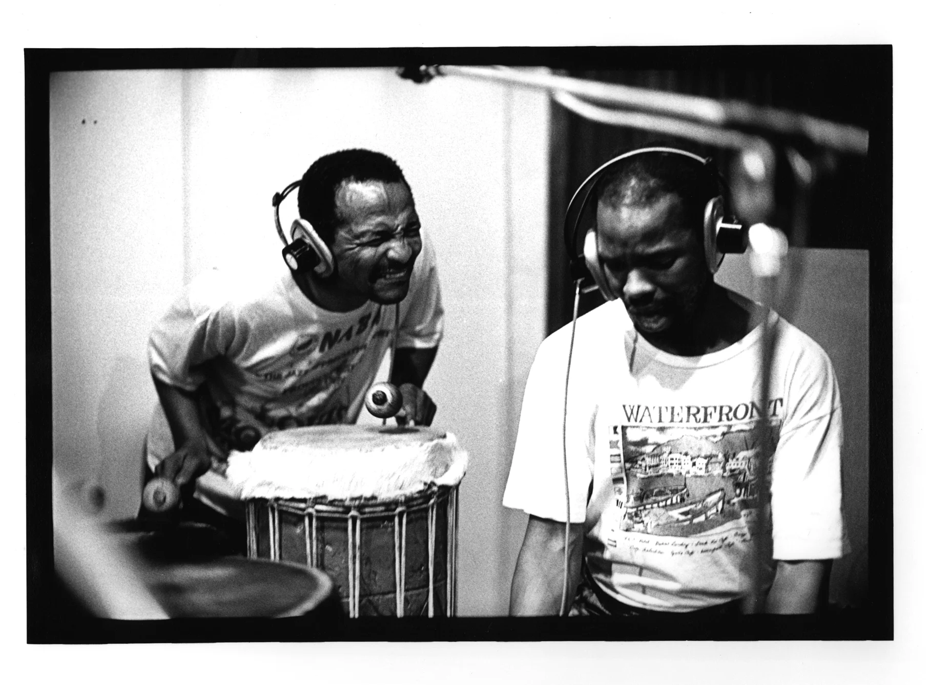 Mzwandile Qotoyi & Dizu Plaatjies at Milestones Studio in Cape Town