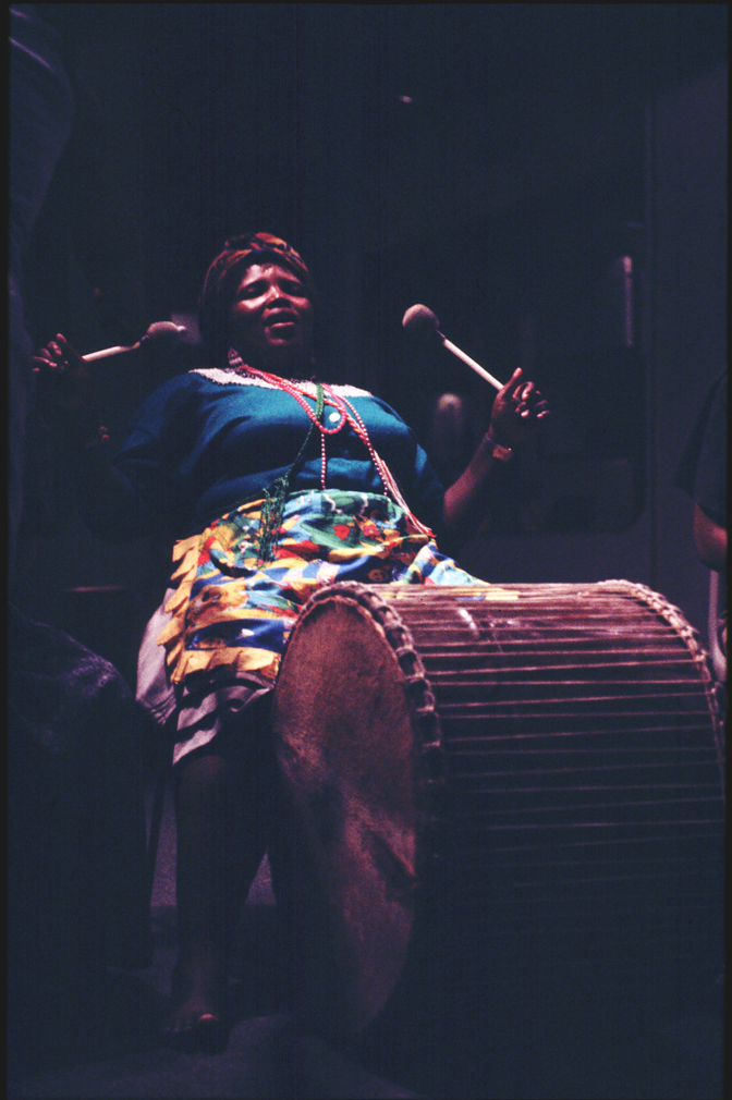 during the 1995 OUTERNATIONAL MELTDOWN recordings at Downtown Studios in Johannesburg.