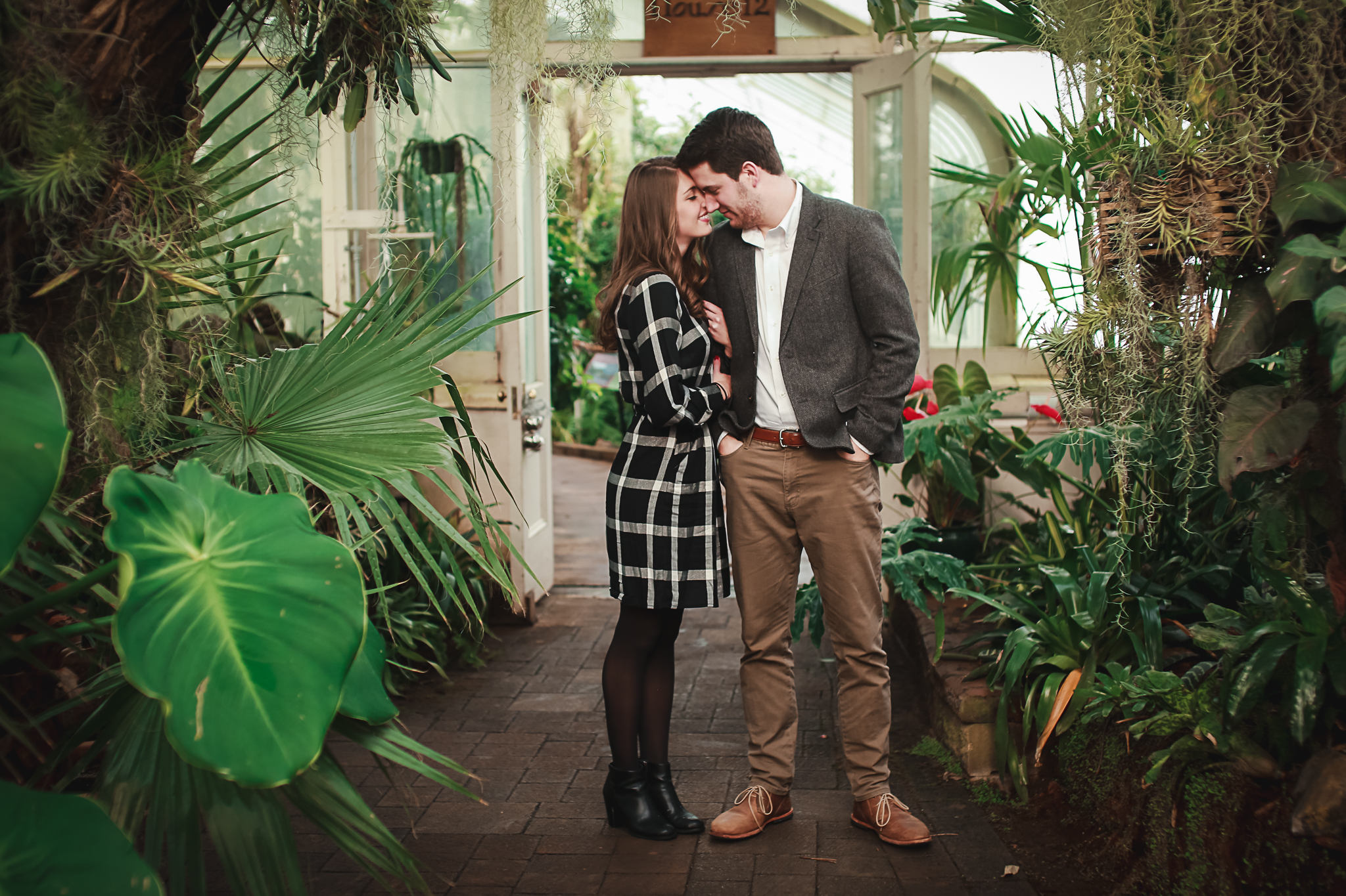 Erie County Botanical Garden Engagement Pictures