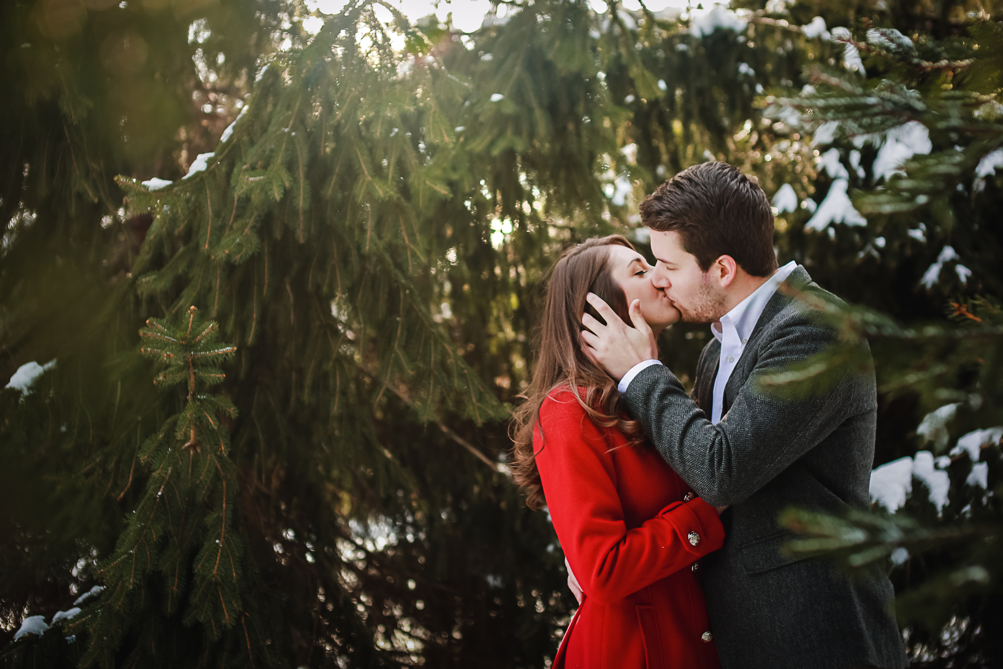 Winter Engagement Portrait Photographer Buffalo NY