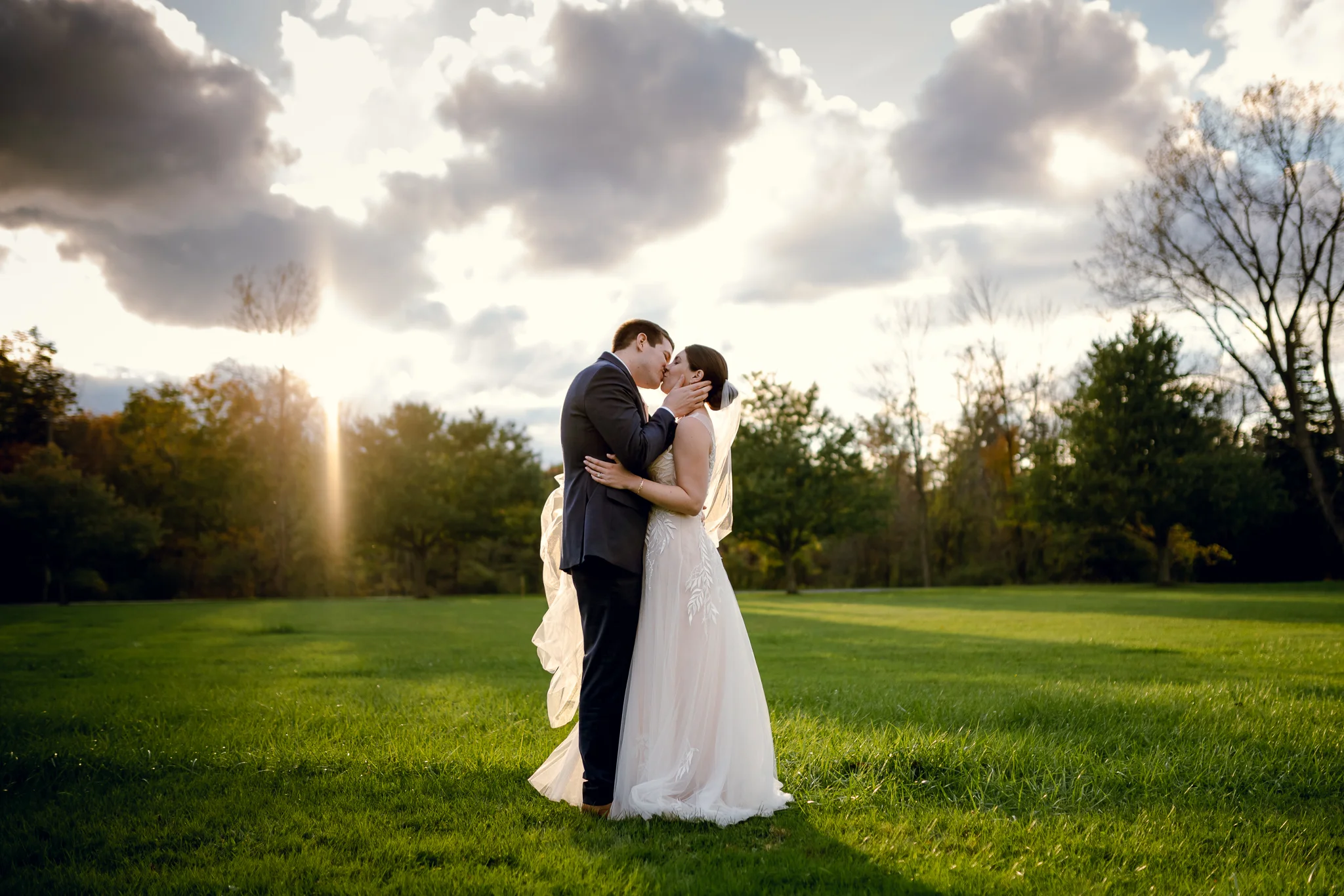 Klocs Grove West Seneca NY Wedding Photograph by Becca Sutherland Wedding Photographer