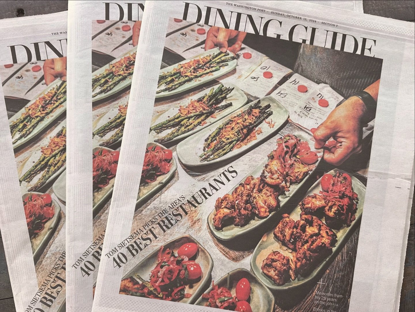 Tom Sietsema&rsquo;s 25th annual guide of the Best Restaurants in Washington, DC is here, and we&rsquo;re so proud of our clients that made the highly acclaimed Washington Post list! Congratulations to: 

-Centrolina (who claimed the #3 spot!) 🇮🇹
-