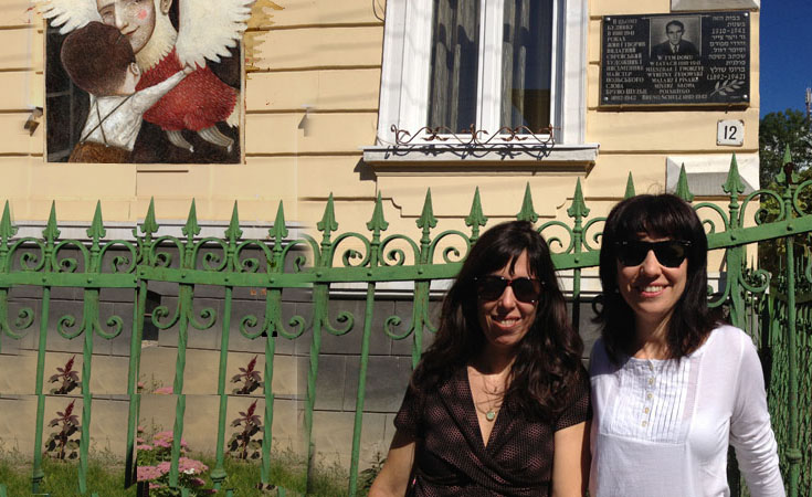 At Schulz House with Nadia