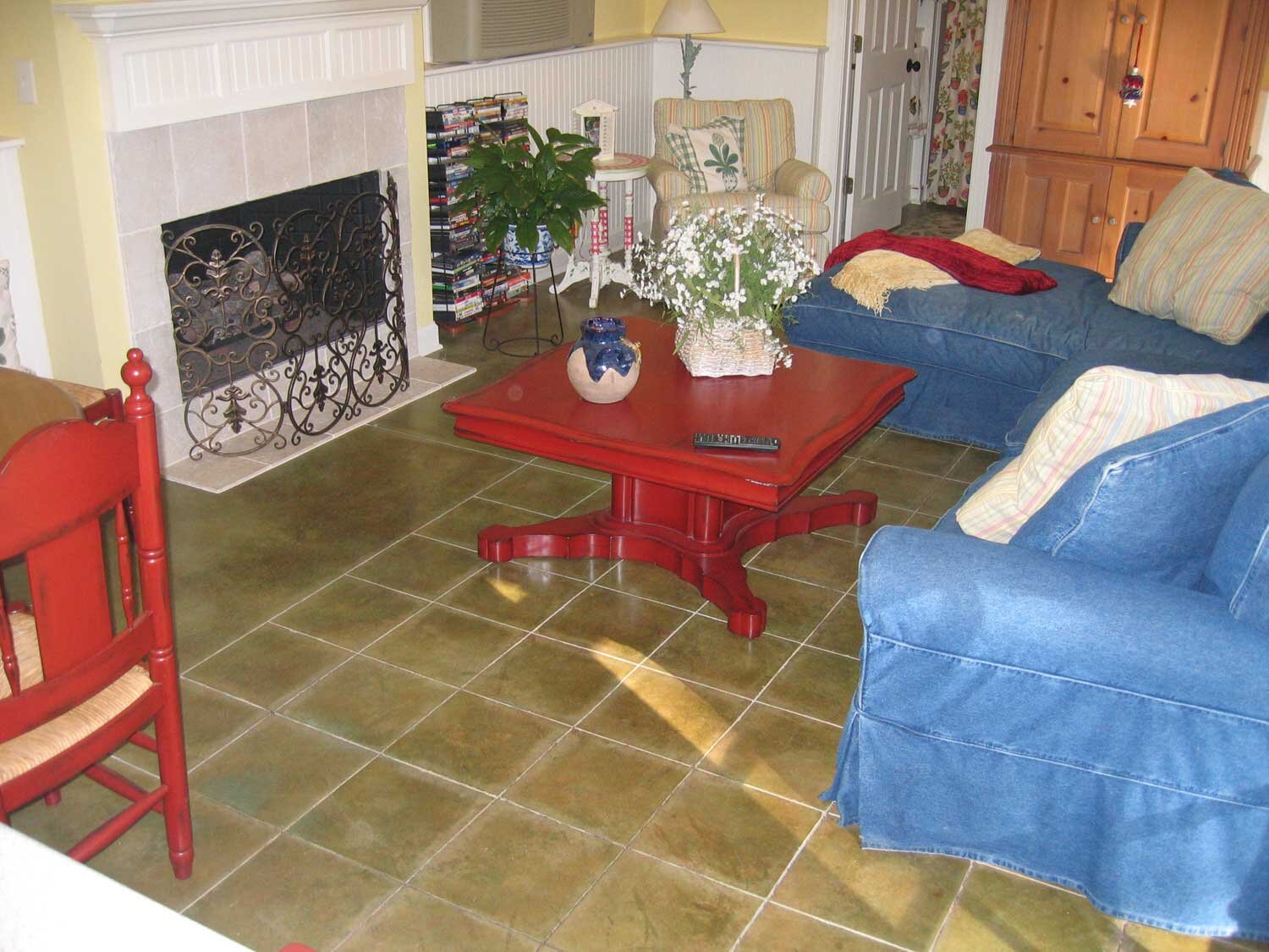 Jade Blush-Tone acid stain.