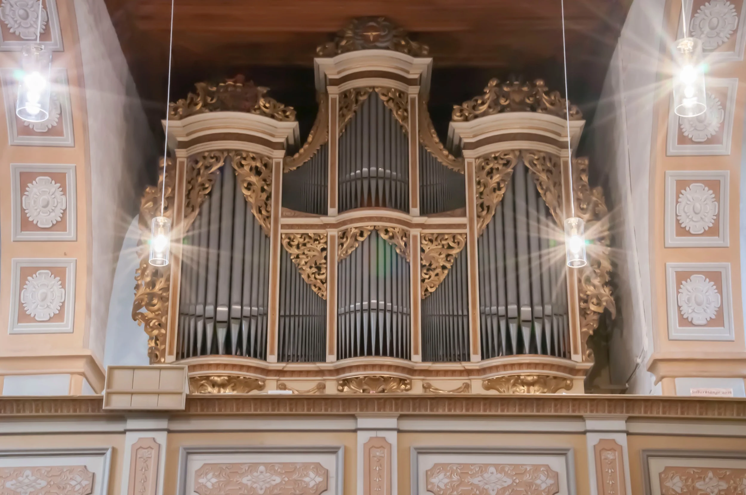 One of the Silbermann organs in Rötha