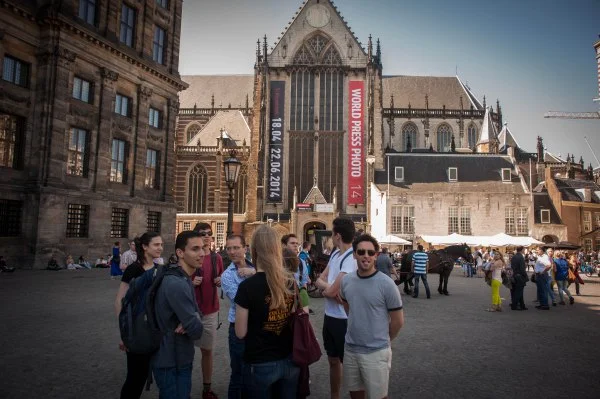 We arrive at Die Nieuwe Kerk!