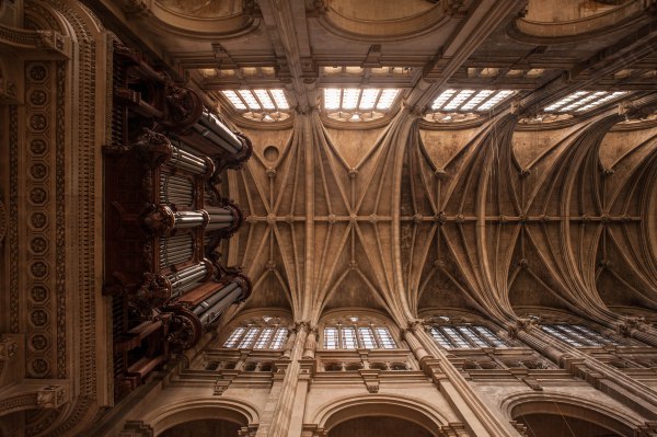 The interior of St. Eustache