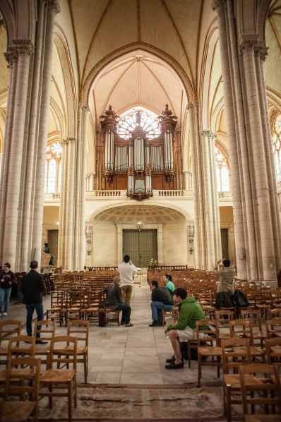 Listening to Olivier Houette play the incredible 1791 Clicquot organ