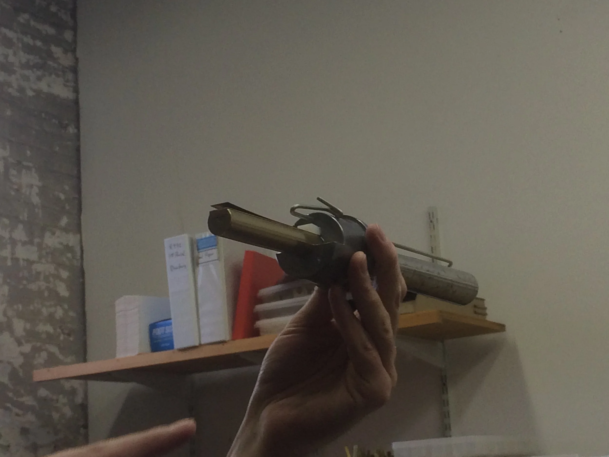 The reed at the end of the pipe has a good amount of curvature have a full sound—it looks like a lot of work to perfect just a single pipe.